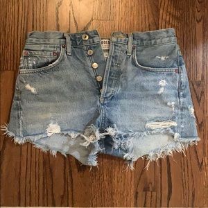 Agolde women’s denim shorts